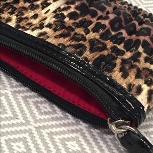 Leopard wristlet